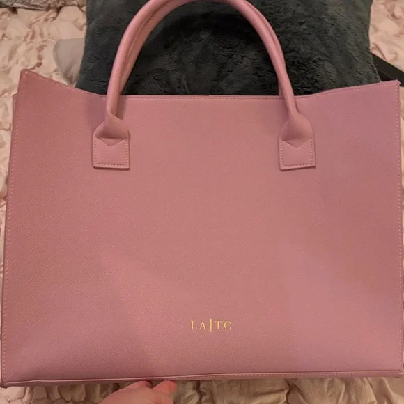 LA/TC Pink Designer Tote Bag